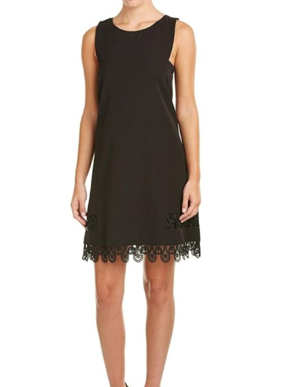NWT Yoana Baraschi Samba Black A-Line Lace Mini Dress M Office Chic Romantic